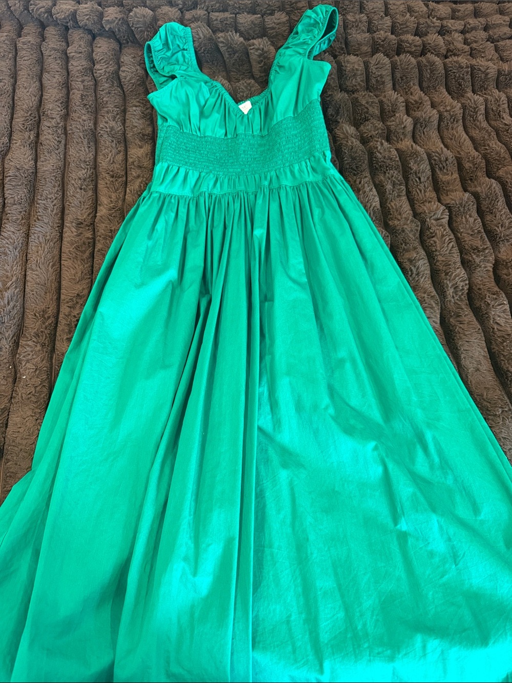 La Ligne women’s Emerald Ruffled Strap Dress